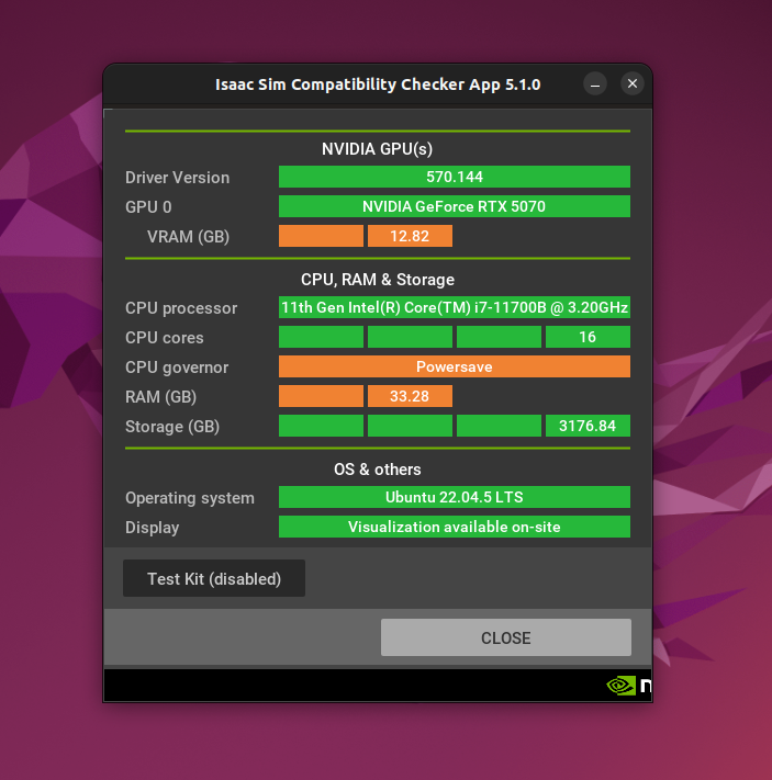 pow sim check output